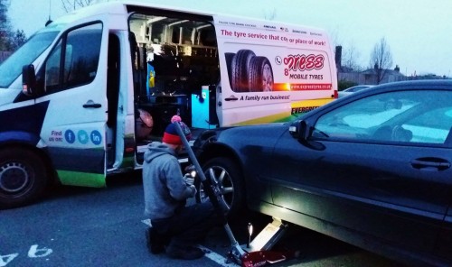 Mobile Tyre fitting in Warrington